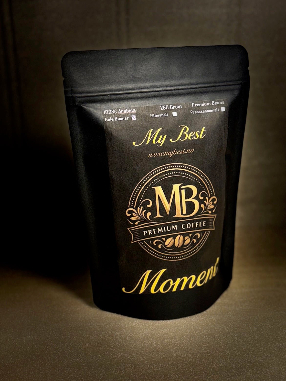 Bilde av kaffeposen fra MyBest